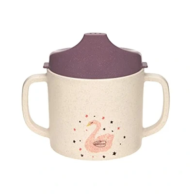 Afbeelding van LÄSSIG Drinkbeker voor kinderen met handvat en afneembaar deksel, 150 ml/Sippy Cup Little Water Swan