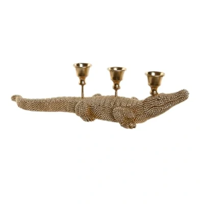 Afbeelding van Decoratieve figuren Home ESPRIT Gouden Kroonkandelaar 42,5 x 12,5 11,5 cm