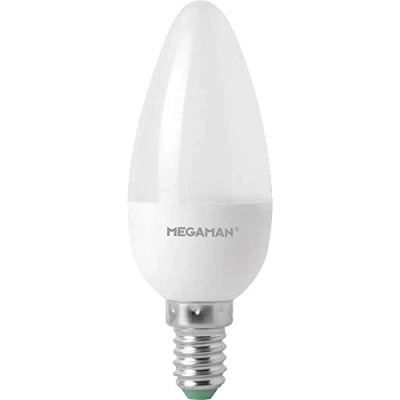 Afbeelding van Megaman MM21125 LED lamp Energielabel G (A G) E14 Kaars 5 W = 40 Warmwit (Ø x l) 35 mm 100 Dimbaar 1 stuk(s)