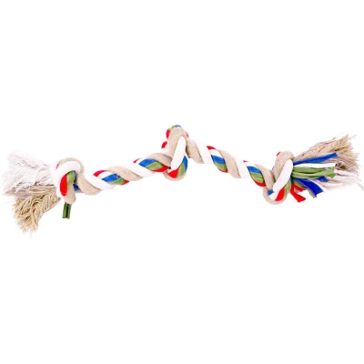 Afbeelding van Fofos Flossy Flostouw 3 Knoop 45X5,5X4,5 CM