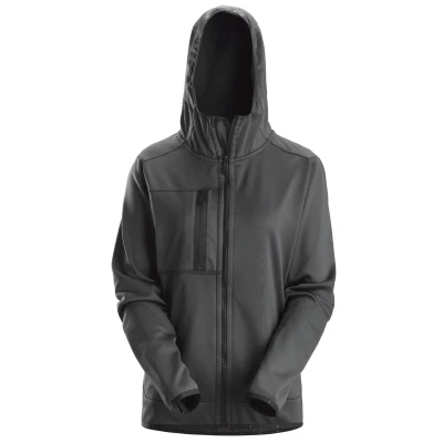 Afbeelding van Snickers dames Hoodie 8057 full zip grijs maat S