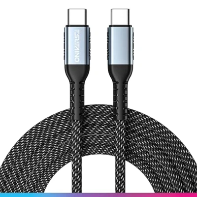 Afbeelding van Snelle oplaadkabel USB C naar Oniverse 100 W 2 m Zwart voor Meta Quest PC PS5 Xbox Series Mac Nintendo Switch Android en iOS