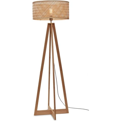 Afbeelding van GOOD&amp;MOJO Vloerlamp Java Bamboe 50x50x145cm Bruin