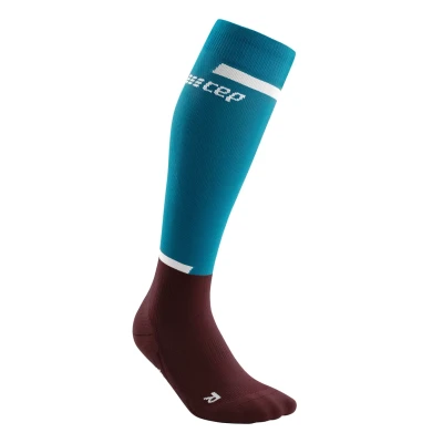 Afbeelding van CEP Compressiekousen The Run Petrol/Rood
