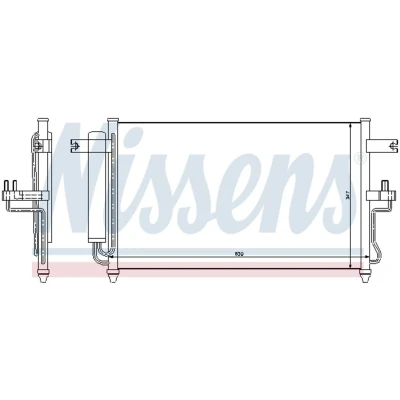 Afbeelding van Nissens Airco condensor 94453