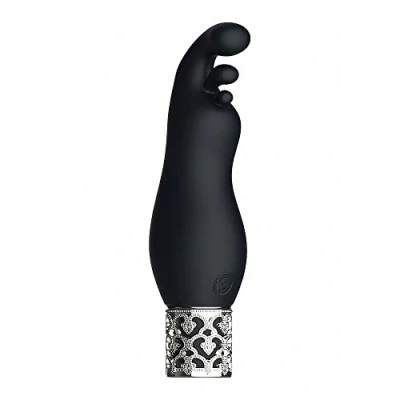 Afbeelding van Royal Gems Krachtige oplaadbare Siliconen vibrator Zwart