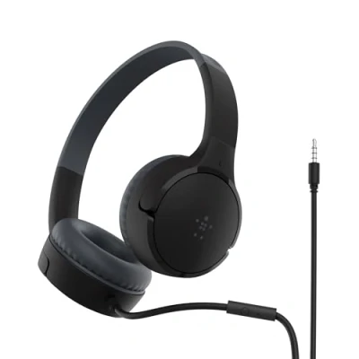 Image de Belkin SoundForm Mini Écouteurs avec micro sur oreille filaire jack 35mm noir