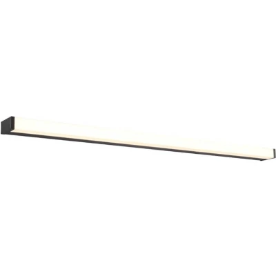 Afbeelding van Trio Leuchten Fabio Wandlamp Mat Zwart IP44 120cm