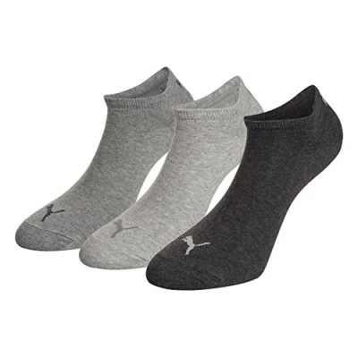 Afbeelding van Puma Uniseks Sneaker PLAIN 3P Sportsokken 3 paar Heren
