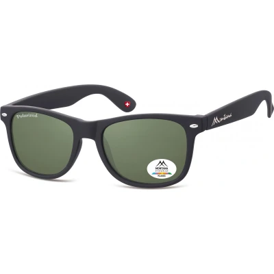 Afbeelding van Zonnebril Montana zwart G15 groen met polarized glas