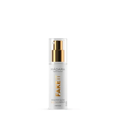 Afbeelding van MÁDARA FAKE IT Serum Zelfbruiner Gezicht 30ml hyaluronzuur vitamine E