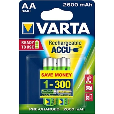 Afbeelding van AA 2600 mAh 2 BL (5716) RTU Varta