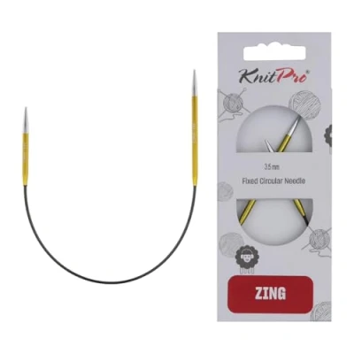 Afbeelding van KnitPro Zing rondbreinaalden 25cm 3.50mm.
