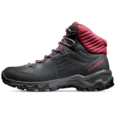 Afbeelding van Mammut NOVA IV MID GTX Outdoorschoenen, Dames, Maat: 40 2/3, Black/blood red Nubukleer/ textiel