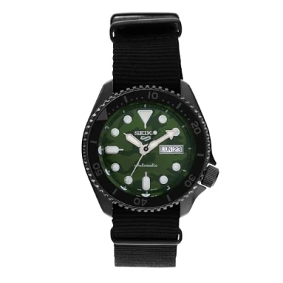 Afbeelding van Seiko Herren Accessoires Horloges Analoog Groen One Size