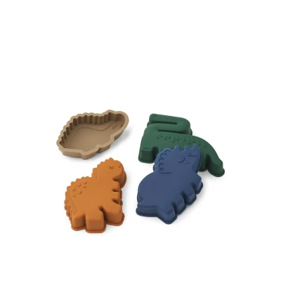 Afbeelding van Liewood zandvormpjes dinosaurs mist 4st