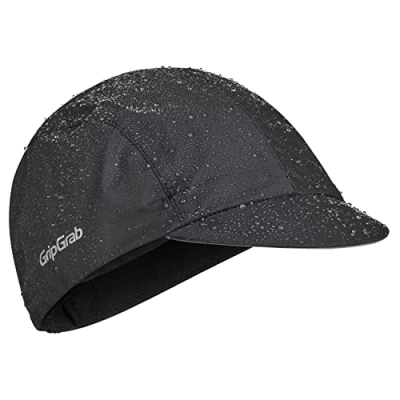 Afbeelding van GripGrab AquaShield Waterproof Fietspet Cycling Cap Regen Bescherming Zwart Unisex Maat S/M