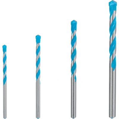 Afbeelding van Bosch 4 delige set universele boor RobustLine CYL 9 Multi Construction 4/5/6/8mm