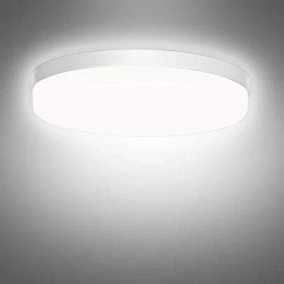Afbeelding van Ouyulong led plafondlamp, 36 W, waterdicht, IP56, 4250 lm, 6500 K, koudwit, Ø 23 cm, rond, geschikt voor badkamer, slaapkamer, keuken, woonkamer, balkon, hal, garage