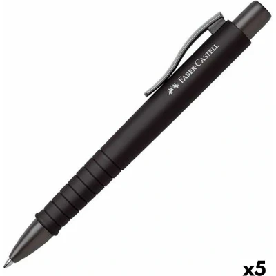 Afbeelding van Pen Faber Castell Poly Ball XB Zwart (5 Stuks)