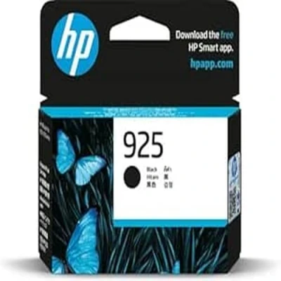 Afbeelding van HP 925 Black Original Ink Cartridge inktcartridge 1 stuk(s) Origineel Normaal rendement Zwart