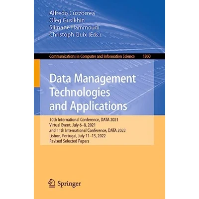 Afbeelding van Communications in Computer and Information Science Data Management Technologies Applications