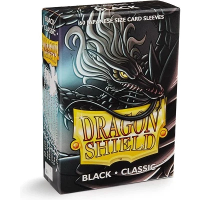 Afbeelding van Dragon Shield Card Sleeves: Japanese Classic Black (59x86mm) 60 stuks