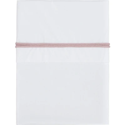 Afbeelding van Baby&#039;s Only Laken Ledikant Wit/Oud Roze