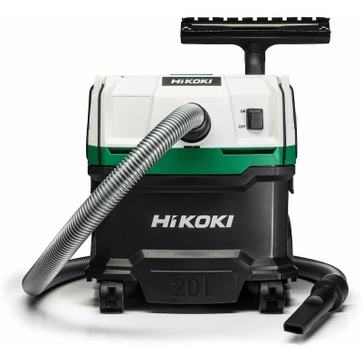 Image de HIKOKI RP200SLWAZ aspirateur eau et poussière avec nettoyage manuel du filtre 230V 1200 W 20 L classe