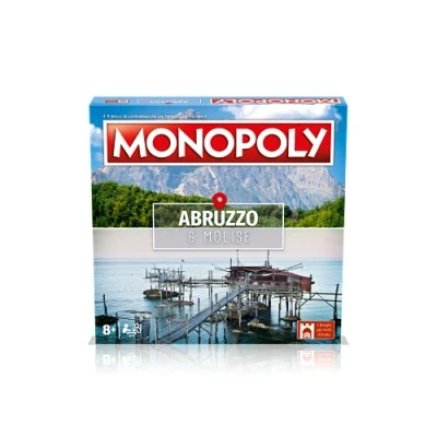 Afbeelding van Winning Moves Monopoly, De mooiste dorpen van Italië, ed. Abruzzo &amp; Molise