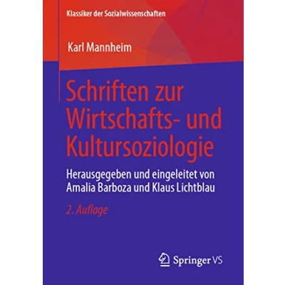 Afbeelding van Klassiker der Sozialwissenschaften Schriften zur Wirtschafts und Kultursoziologie