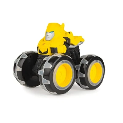 Afbeelding van Transformers Bumblebee Monster Treads flitswielspeelgoed, lichtmonsterspeelgoed met neon wielen, geel speelgoed voor kinderen, jongens en meisjes vanaf 3, 4, 5 jaar