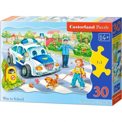 Afbeelding van Castorland Legpuzzel Way To School 30 Stukjes