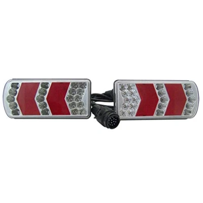 Afbeelding van Berger &amp; Schröter Aanhangerverlichtingsset 13 polig Knipperlicht, Achterlicht, Kentekenverlichting, Achteruitrijlicht, Mistachterlicht, Remlicht, Reflector