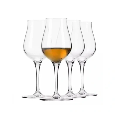 Afbeelding van Krosno Set van 4 whiskyglazen, cognac, snifter, rum 110 ml Avant Garde collectie Watercocktailset Perfect voor thuis, restaurants en keuken Geschikt thuis