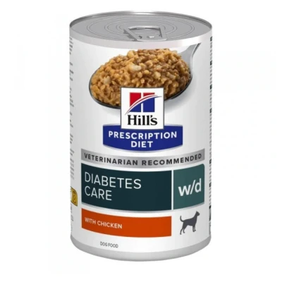 Afbeelding van Hill&#039;s Prescription Diet W/D Digestive/Weight Management Hondenvoer Kip 370 g