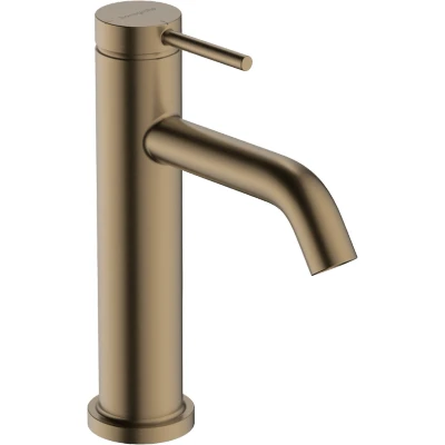 Afbeelding van hansgrohe Tecturis S ééngreeps wastafelkraan 110 CoolStart zonder waste Brushed Bronze