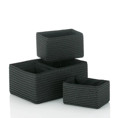 Afbeelding van Rimossa Mand Set van 5 Stuks Zwart Kela