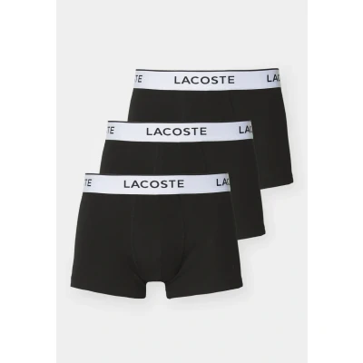 Afbeelding van Lacoste 3 PACK Boxerbriefs, Heren, Maat: Large, Black
