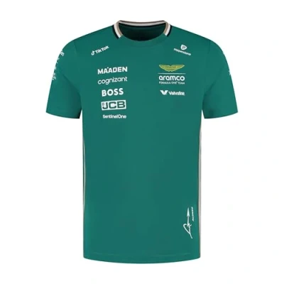 Afbeelding van ASTON MARTIN F1 2025 Fernando Alonso Team T shirt voor heren, Groen, M