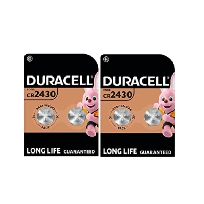 Afbeelding van Duracell CR2430 Lithium Knoopcel Batterij 20 Stuks