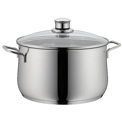Afbeelding van WMF 4000530570444 steelpan 6,5 l Rond Roestvrijstaal