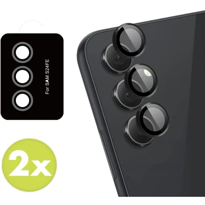 Afbeelding van imoshion 2 Pack Camera lens protector Screenprotector Geschikt voor Samsung Galaxy S24 FE Transparant
