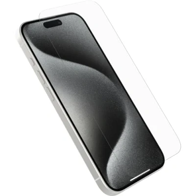 Image de OtterBox Premium Protection d&#039;écran pour téléphone portable antimicrobien verre clair Apple iPhone 15 Pro