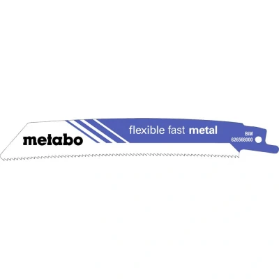 Afbeelding van Metabo 626568000 Reciprozaagbladen flexibele bijna METAL Zaagbladlengte 150 mm 5 stuk(s)