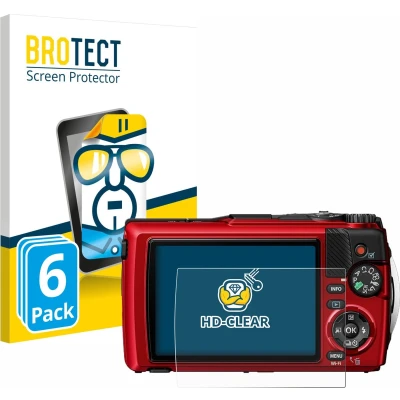 Afbeelding van BROTECT Screenprotector voor Olympus OM System Tough TG 7 Folie Beschermfolie transparant (6 Stuks)
