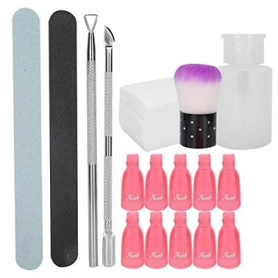 Afbeelding van Nagelgel Remover Gereedschapsset, Nagellak Gel Gereedschapsset met Nagelklemmen, Clip Remover, Kit