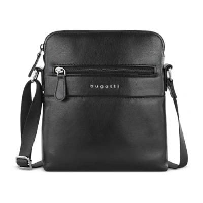 Afbeelding van bugatti Nome sac à bandoulière pour homme, en cuir, crossover, noir