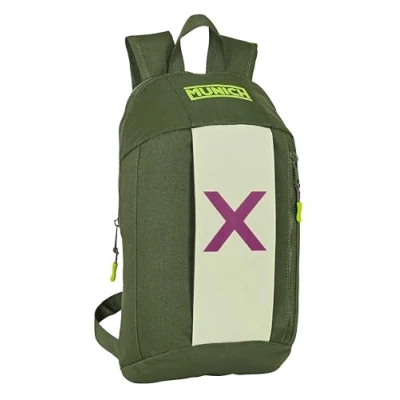 Afbeelding van Rugzak Munich Bright khaki Mini Groen 22 x 39 10 cm