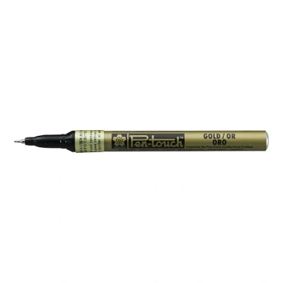 Afbeelding van Sakura paint Marker Pen Touch punt van 0,7 mm, goud paintmarker